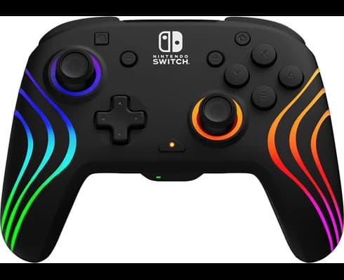 PDP Afterglow Wave Wireless Controller - Black w motion