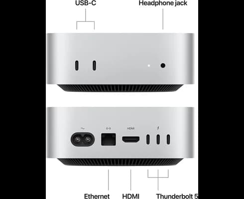 Apple Mac mini Apple M4 Pro chip with 12 core CPU and 16 core GPU 24GB 512GB SSD