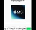 Apple 13 inch MacBook Air  Apple M3 chip with 8 core CPU and 8 core GPU  16GB  256GB SSD   Midnight