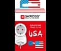 SKROSS Country Travel Adapter - Europe to USA (earthed)