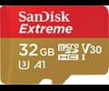 SanDisk MicroSDHC Extreme 32GB+SD-adap