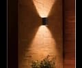 Philips 2 x Resonate Hue WACA wall lantern black 2x8