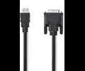 Nedis HDMI – DVI-kabel 3 m Svart