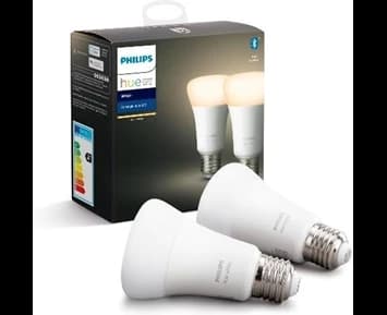 Philips HUE 9W A60 E27 2Pack White