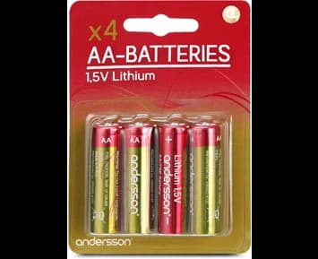 Andersson FR06 AA 1.5V Litihium 4pcs