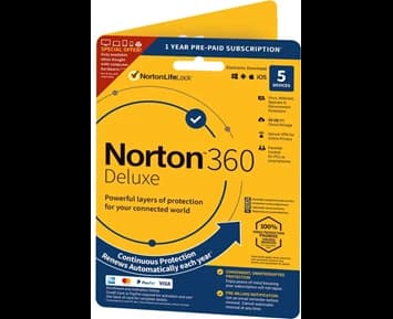 Symantec Norton 360 Security Deluxe Attach