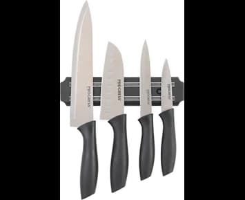 Progress Knife set 4 pcs with magnetic rack