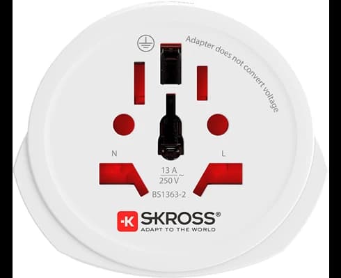 SKROSS Travel Adapter - World to Europe (earthed)