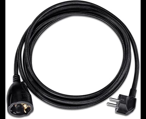 Andersson Extension cord textile black 3m