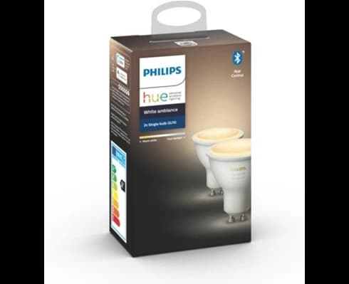 Philips Hue White Ambiance BT 6W GU10 2P EUR