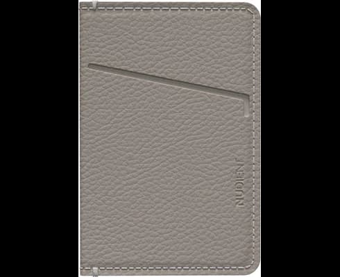 Nudient Card Holder Leather Clay Beige