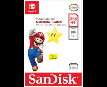 SanDisk 256GB Nintendo microSDXC