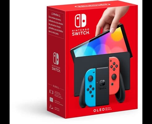 Nintendo Switch (OLED model) neon red/neon blue