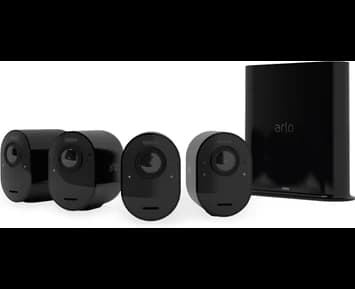 Arlo Ultra 2 spotlight camera - 4-pack Svart