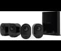 Arlo Ultra 2 spotlight camera - 4-pack Svart