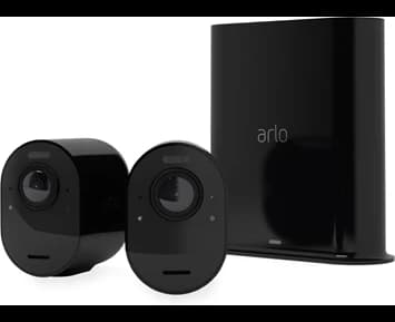 Arlo Ultra 2 spotlight camera - 2-pack Svart