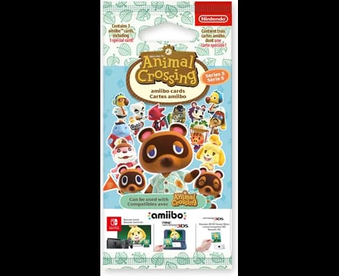 Nintendo Animal Crossing Series 5 amiibo Cards (3pcs)