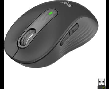 Logitech Signature M650 M Wireless Mouse - Graphite