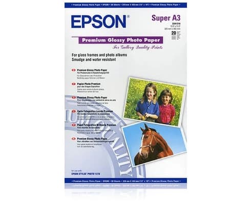 Epson A3+ premium glossy photo paper