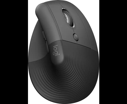 Logitech Lift Vertical Ergonomic Mouse - GRAPHITE / BLACK