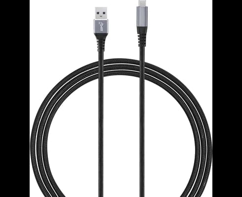 Andersson USB-A - USB-C 3.1 Gen 2 Braided Black/Space Gray 1,5m