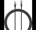 Andersson USB-A - USB-C 3.1 Gen 2 Braided Black/Space Gray 1,5m