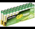 GP GP Super Alkaline AAA batteri, 24A/LR03, 20-pack