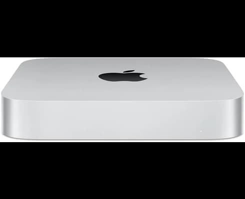 Apple Mac mini: Apple M2 chip with 8‑core CPU and 10‑core GPU, 512GB SSD