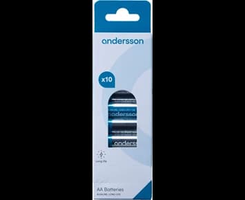 Andersson LR06 AA Long Life Alkaline 10pcs