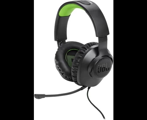 JBL Quantum 100 Xbox Wired Over-ear Headset Black and Green