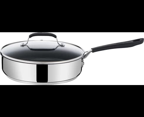 Jamie Oliver JO Quick   Easy SS Sautepan 25 cm / 3,2 l. w. Lid