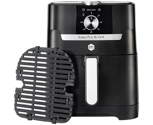 OBH Nordica Easy Fry   Grill Classic 2in1 Black Mechanical 1550 W