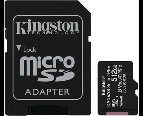 Kingston Canvas MicroSD 512GB