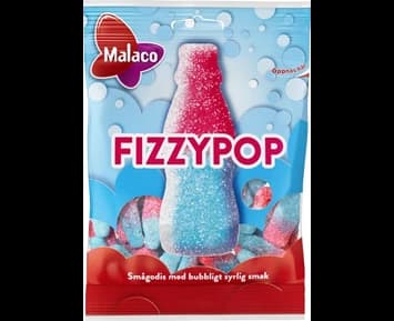 Malaco Fizzypops 80g