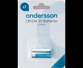 Andersson CR123A Lithium