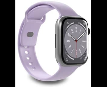 Puro Silicone watchband for Apple Watch 42–44–45-49 mm, lavender