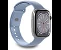 Puro Silicone watchband for Apple Watch 42–44–45-49 mm, li. blue