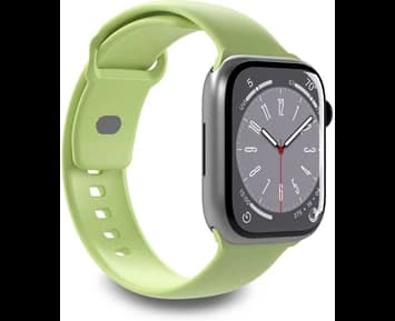 Puro Silicone watchband for Apple Watch 38–40–41 mm, light green