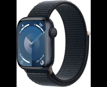 Apple Watch Series 9 GPS + Cellular 45mm Midnight Aluminium Case with Midnight Sport Loop