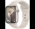 Apple Watch Series 9 GPS + Cellular 45mm Starlight Aluminium Case with Starlight Sport Band - M/L