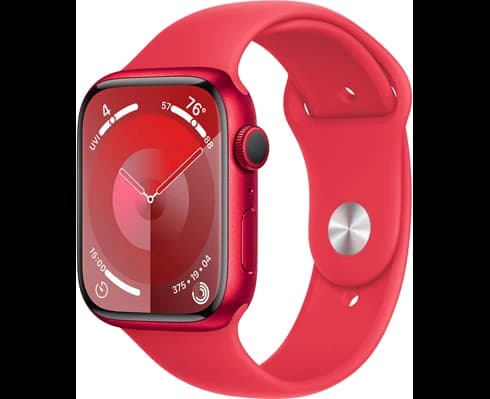 Apple Watch Series 9 GPS 45mm (PRODUCT)RED Aluminium Case with (PRODUCT)RED Sport Band - M/L