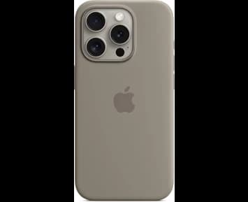 Apple iPhone 15 Pro Silicone Case with MagSafe - Clay