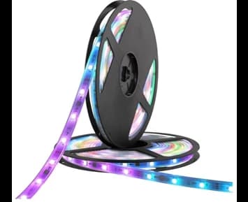 Deltaco Smart Outdoor LED-strip, RGB, 2x5m