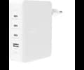 Belkin 140W GaN laddare med 3 USB-C, 1 USB-A port, Vit