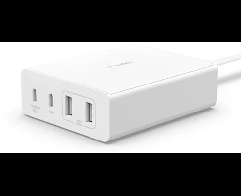 Belkin Belkin - 108W 4-portars GaN laddare med 2 x USB-C / 2 x USB-A.