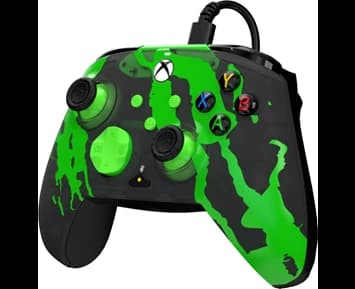 PDP Rematch Wired Controller - Jolt Green (Glow In Dark)