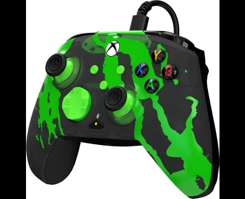 PDP Rematch Wired Controller - Jolt Green (Glow In Dark)