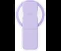 CLCKR CLCKR Clear Compact Magsafe Stand Lilac