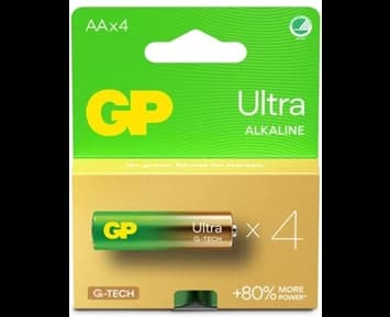 GP Ultra Alkaline AAA 4-p Svanenmärkt