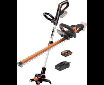 WORX 20V PowerShare Trimmer and Hedge combo (1x2.0Ah with 1h charger)